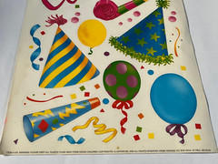 Party window clings, “Celebrate”, from Prime Designs, Reusable, NOS