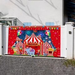 Mocsicka Carnival Backdrop Banner for 70.8 x 43.3 Inch, Night