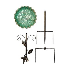 30.31in For Garden Bird Bath Metal – Look Rust Resistant Easy Assembly