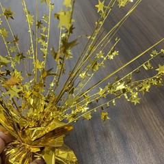 Glitter Gold Star Centerpieces 2 PCS Table Decorations for Birthday Wedding