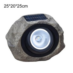 Waterproof Solar Stone Lamp IP65 LED for Garden Patio Pathway Outdoor Use