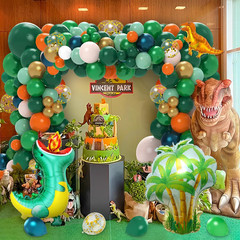 Dinosaur Birthday Party Decorations, 113Pcs Dinosaur Balloons Include Happy Birt