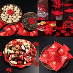 Honbay 120PCS Double Happiness Confetti – Traditional Chinese Wedding Decorat…