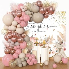 Mocsicka Pumpkin Baby Shower Backdrop Autumn Fall Little Pumpkin Baby Shower …