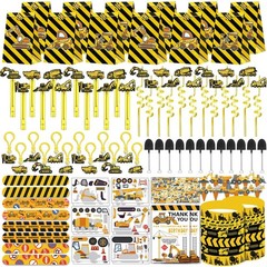 232PCS Construction Party Supplies & Decorations, Goodie Bag Stuffers & Favors