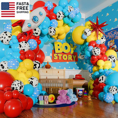 ALL-IN-1 Toy Story Balloons Arch Kit for It’S a Boy Story Baby Shower Decoratio