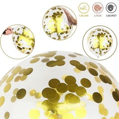 Balloons Gold and Black, 60PCS Black Metallic Chrome Gold Pearly Gold Black Gold