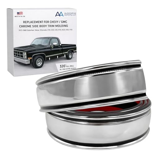 Chrome Side Body Trim Molding Compatible Full Roll – 320″ Chrome 2.25″ (73-88)
