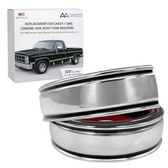 Chrome Side Body Trim Molding Compatible Full Roll – 320″ Chrome 2.25″ (73-88)