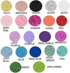 Any Age Birthday Straws (SET OF 12) Glitter Birthday Decorations Favors