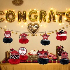 8PCS Graduation Decorations 2026, Class of 2026 Congrats Grad Table Centerpie…