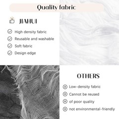 Cheesecloth Table Runner – 10ft Boho Gauze , Bridal Shower Decorations, Wedding