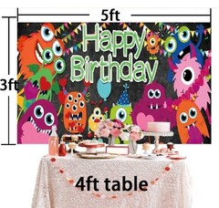 31 pc MONSTER BASH Birthday Party Supplies. Please read description below