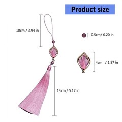 Stylish Ethnic Tassels Pendant Polyester Texture for Phone and Bag Accessories