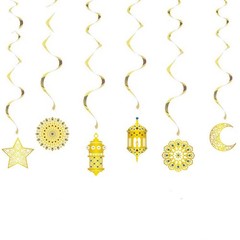 2024 Eid Spiral Charms Muslim Holiday Star Moon Castle Suit Charms Accessories