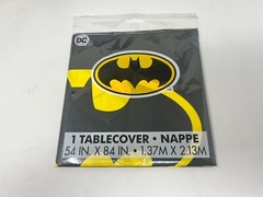 Batman Birthday Party Decorations Birthday Banner, Tablecloth, 12 Piece Set