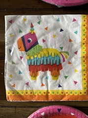 Fiesta Fun Partyware Taco Party Cinco de Mayo plates ￼ napkins ￼ balloon banners
