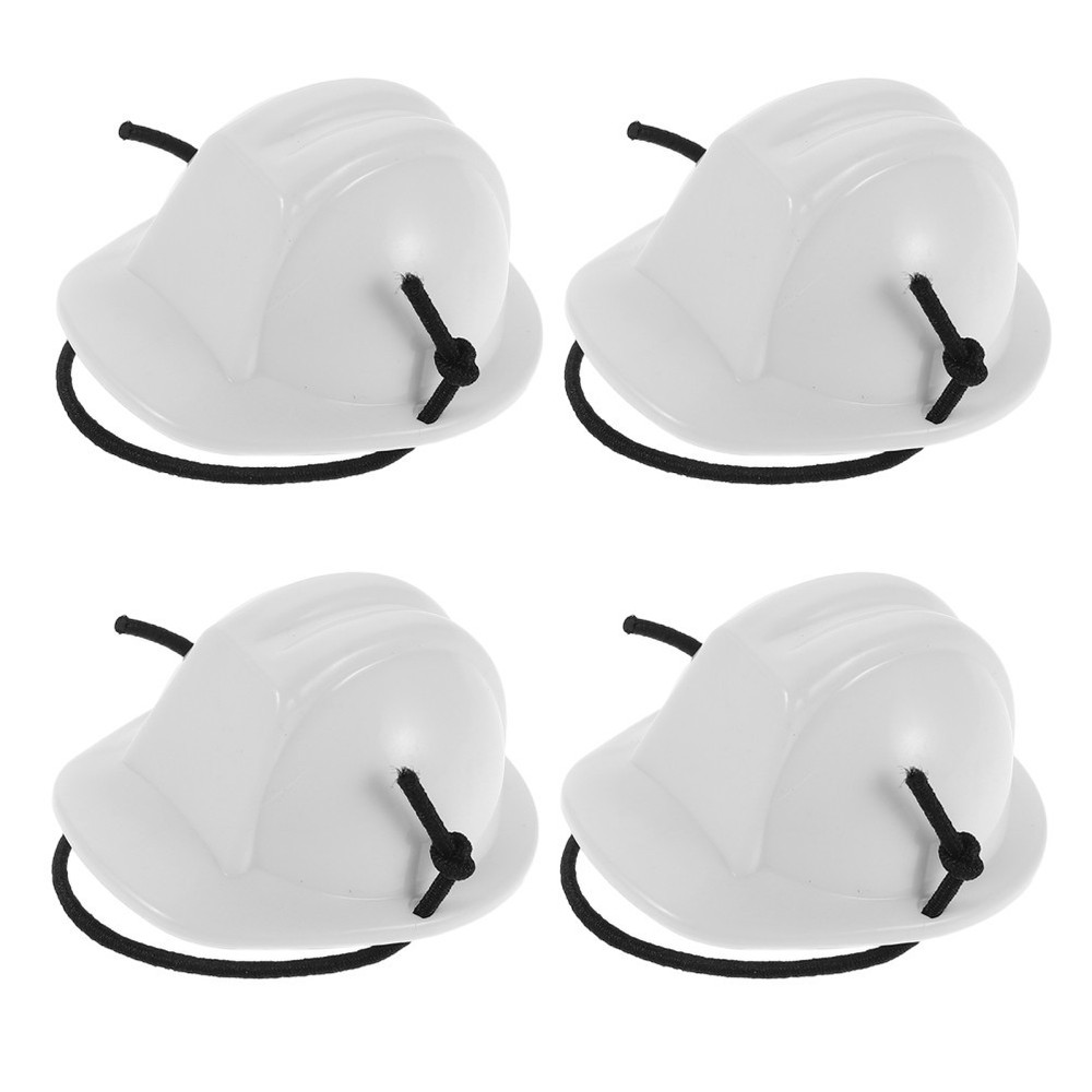 4pcs Mini Safety Hats: Miniature Reptiles Work For Small Pets Pet
