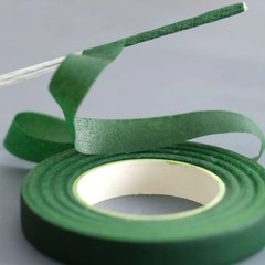 Artificial Flower Self-Adhesive Wrapping Tape Bouquet Floral Stem Green Tape