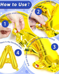 50Pc Fathers Day Balloon Decoration Set Banner Letters Photo Booth Party DecorXL