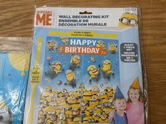 Despicable Me Birthday party decorations Supplies Lot Balloons Tablecover More!