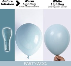 d latex balloons 1954, 160 pcs different sizes ballons colors. 18″ 5 pcs, 12″…