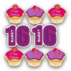 Birthday Yard Cards – Sweet 16 Cupcakes Yard – 12389