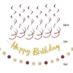 Burgundy Decorations for Maroon and Gold Party Decorations Tissue Pom Poms Fa…