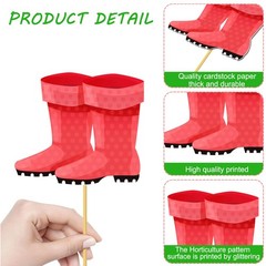 21Pcs Gardening Tool Centerpiece Sticks Garden Birthday Party Decorations Gar…
