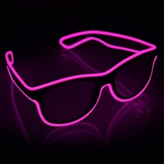 Wireless Light Up Glasses Glow in the Dark Neon Rave Glasses for Rave Party, …