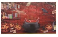 Witches Spell Photo Prop Wall Backdrop Scene Setter Haunted Halloween party
