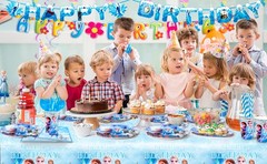 Frozen Birthday Tableware Plates Supplies Set Disney Princess Party Decorations