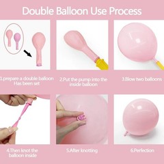 Pastel Pink Purple Balloon Arch Double , Light Pink Lavender Lilac Ivory Ball…