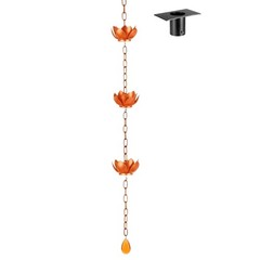 Sophisticated garden Rain Chain For Landscape Improvement And Water stream From