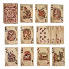 Alice Playing Cards Party Props Decoration Theme Full Set Mad Hatter Tea Party
