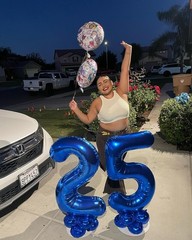 Navy Blue 2 Balloon, Number Balloon 40 Inch, Two Number Birthday Decorations