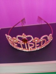 Copper Gold “Retired” Rhinestone Tiara & “I’m Retired!” Sash New