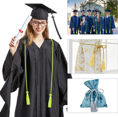Graduation Cords, Lemon Green Cords, Graduation Honor Cords, 2026 Graduation Tas