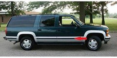 Replacement Chrome Side Body Trim Molding for 1988-1998 Chevy GMC Tahoe Suburban