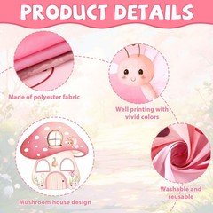 Large 70 Inch Mushroom Shaped Photo Prop Fairy Birthday Party Decorations Use…