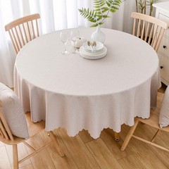 Jeloris Round Waterproof Tablecloth Spill & Stain Resistant – All Sizes