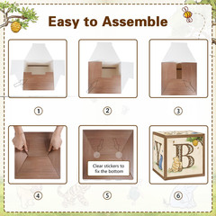 125Pcs Classic Winnie Bear Baby Shower Decorations Baby Boxes Balloons Banner…