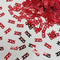Confetti Year 2025 Red Retail Pack #7645 QS0 Party Decoration Supplies