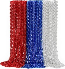 4th of July Necklace Decorations, 24PCS Veterans Day Beads Party Favors Bulk,…