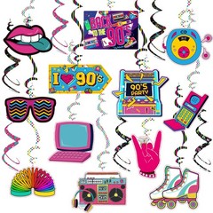 90s Theme Party Decorations Throwback 90’s Party Colorful 1990s Hip Hop Birthday