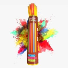 Glow Sticks Party Supplies – Neon Glow Bracelets & Necklaces, Pack of 100