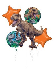 Jurassic World Dinosaur 5 Balloon Bouquet Set