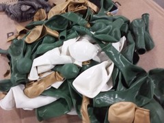 149X Sage Green Gold Chrome Confetti Latex Balloons Combination Arch Garland Kit
