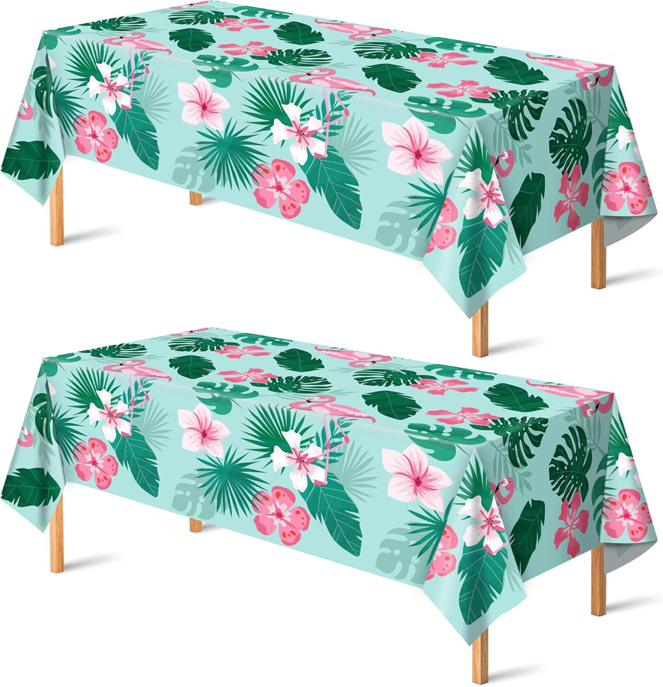 Luau Party Decorations – Plastic Tablecloth for Tropical Party Decorations | Haw