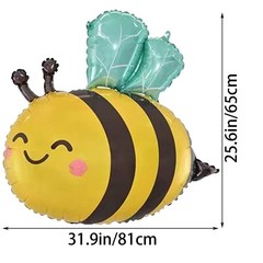 31 Inch Bee Birthday Party Decorations, Bee Baby Shower Party Decorations Set
